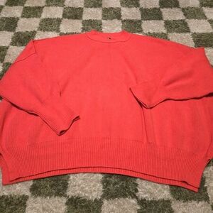 Free People Oversized Crewneck Sweater